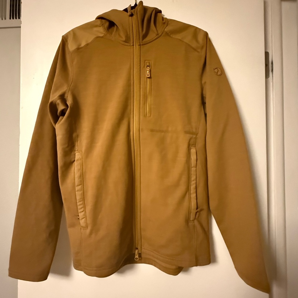 Fjallraven Men's Ken Fleece Hoodie | Small | Buckwheat Brown